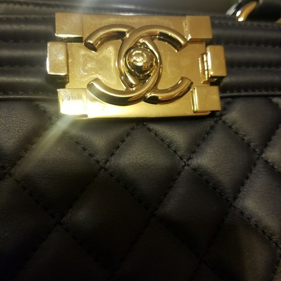 *SOLD* Chanel Bag Dark Blue Caviar GraIN - Picture 5 of 5
